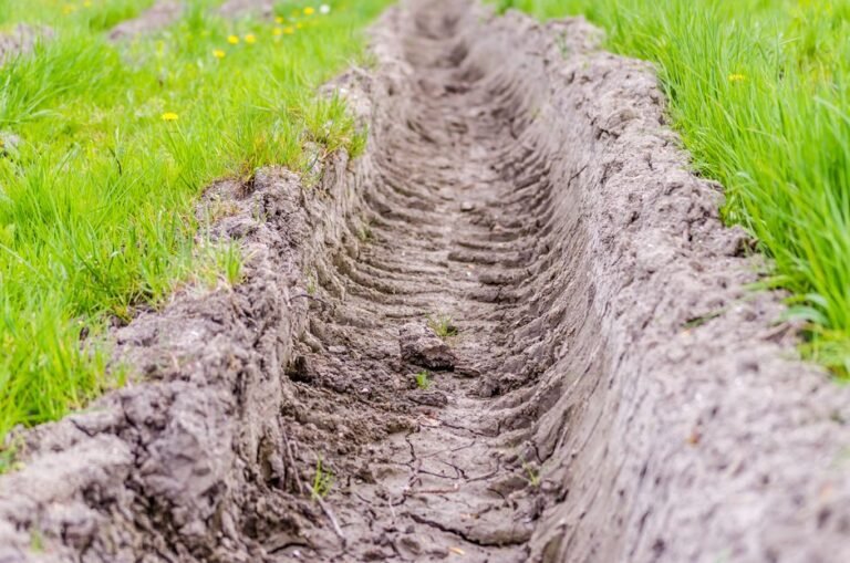 muddy farm track